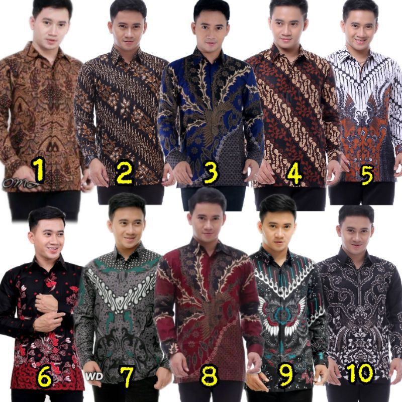 Size M L Xl Xxl Xxxl Bswart Batik Hrb026 Kenongo Hem Pendek Padi Pekalongan M L Xl Batik