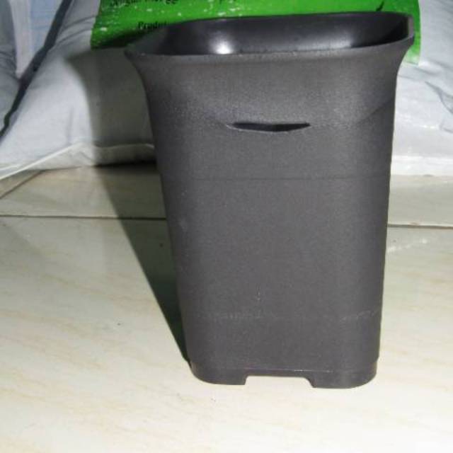 Pot Nkt hitam putih 12 warna warni // pot kotak tinggi