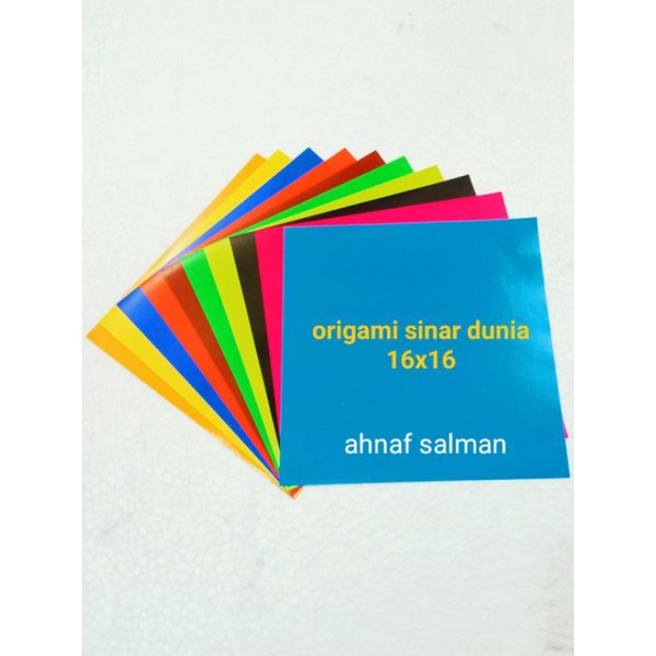 

origami sinardunia 16x16 isi100lembar