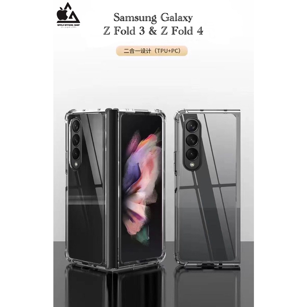 SAMSUNG GALAXY Z Fold 4 5G Z Flip 4 5G  Z FOLD 3 5G Z FLIP 3 5G ANTI CRACK CLEAR CASE SOFTCASE BENING SHOCKPROOF HARDCASE