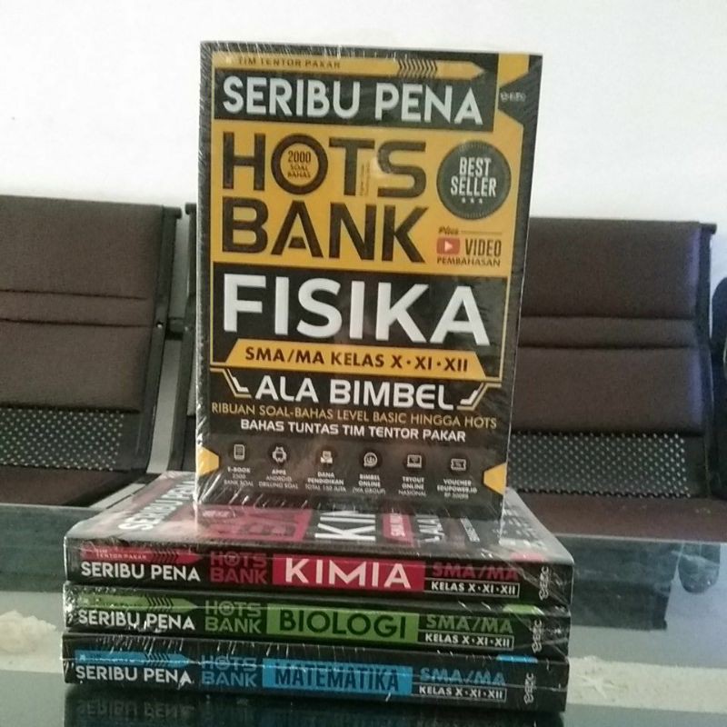 Buku Rangkuman SMA/MA : Seribu Pena Hots Bank (Matematika, Fisika, Kimia, Biologi)-4