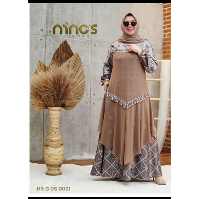 gamis ninos design//ninos terlaris//ninos terbaru