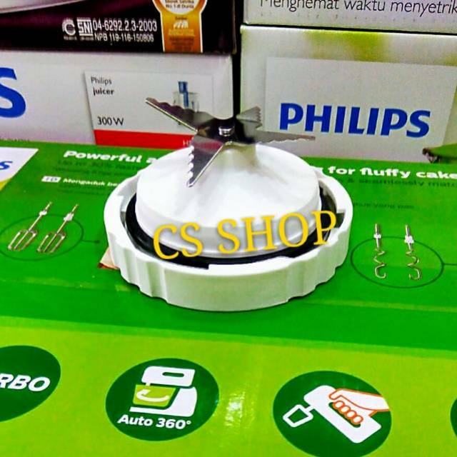 Pisau monting PHILIPS gelas besar tipe HR-2115 HR-2116 HR-2061 HR-2071 HR-2063 HR-2069 ORI