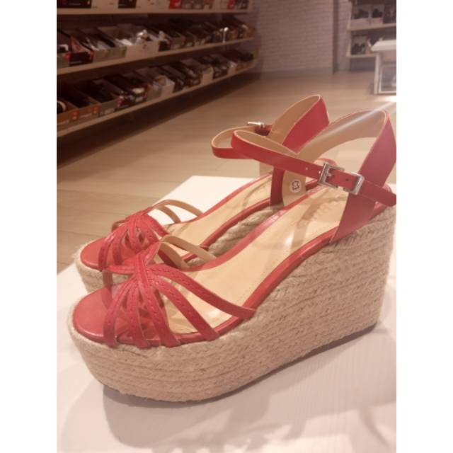 Schutz Softpaint chili wedges shoes