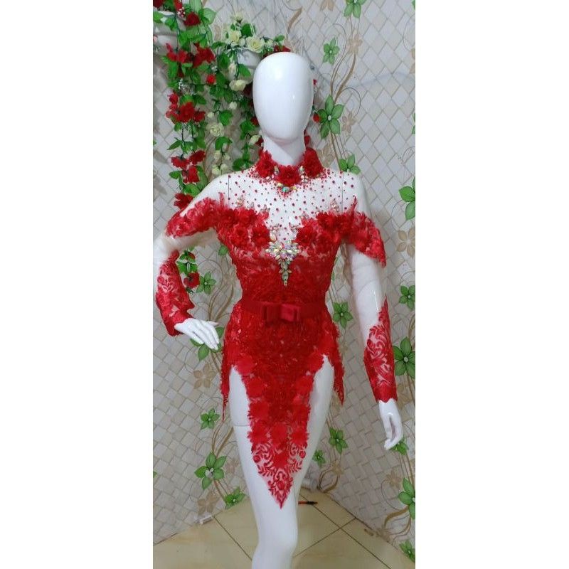 KEBAYA BUNGA 3D-ATASAN KEBAYA MODERN