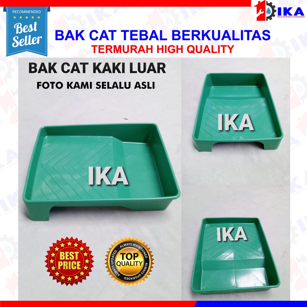 BAK CAT KAKI LUAR PLASTIK KUAT TEBAL / UNTUK TEMPAT ROLL TEMBOK MINYAK KAYU CAIRAN WADAH BAKI PVC