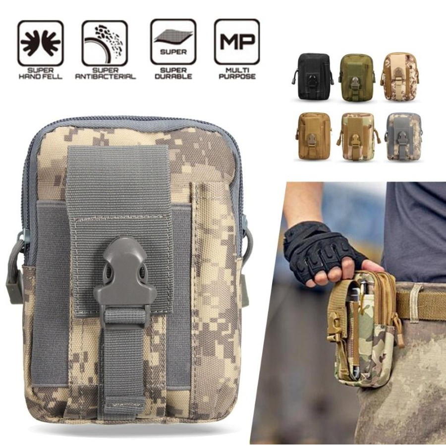 Tas pinggang pria Tactical Army - Random