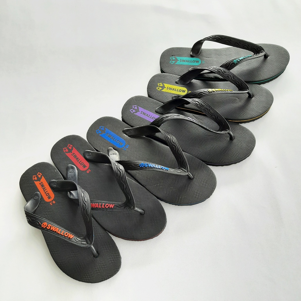 Sandal Jepit Swallow  Black Pearl M02