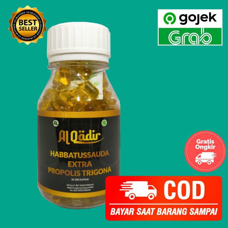 Habbatussauda Extra propolis trigona 200kapsul