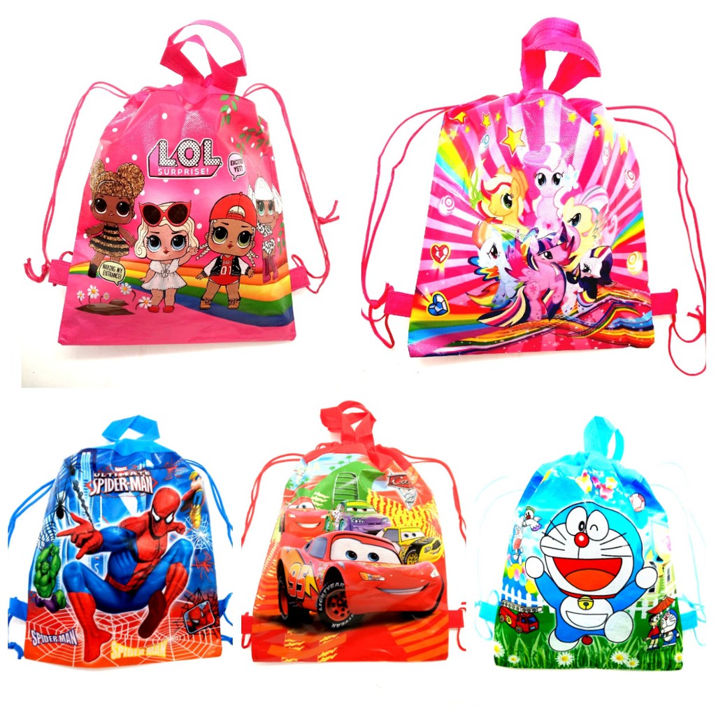  Tas  Kantong Serut Goodie Bag Ransel Tenteng Tas  Ulang 