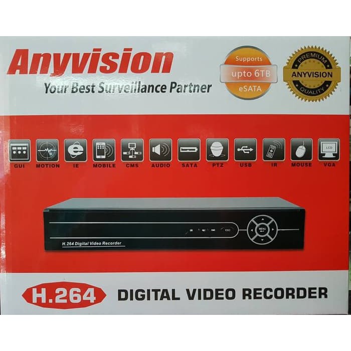 DVR 16 Channel ANYVISION AV 2016 XVR