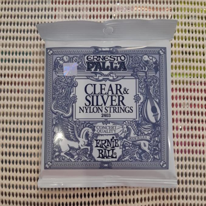 Ernie Ball Ernesto Palla Clear & Silver Nylon Strings