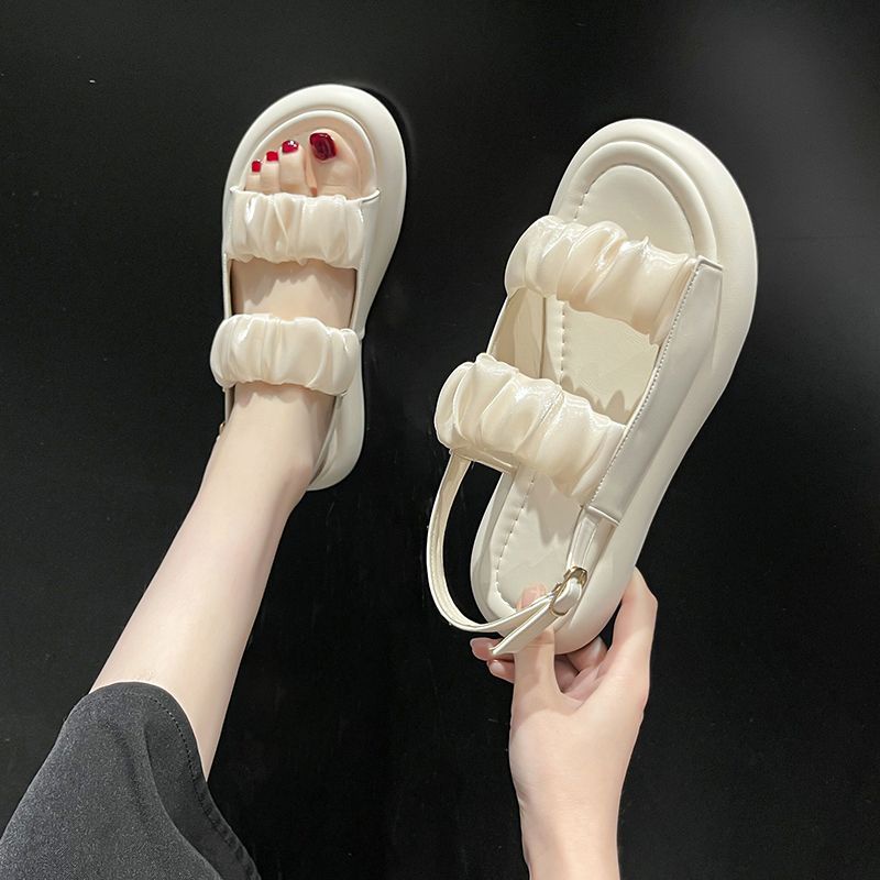 SN4666 - Sandal Tali PU Fashion Wanita