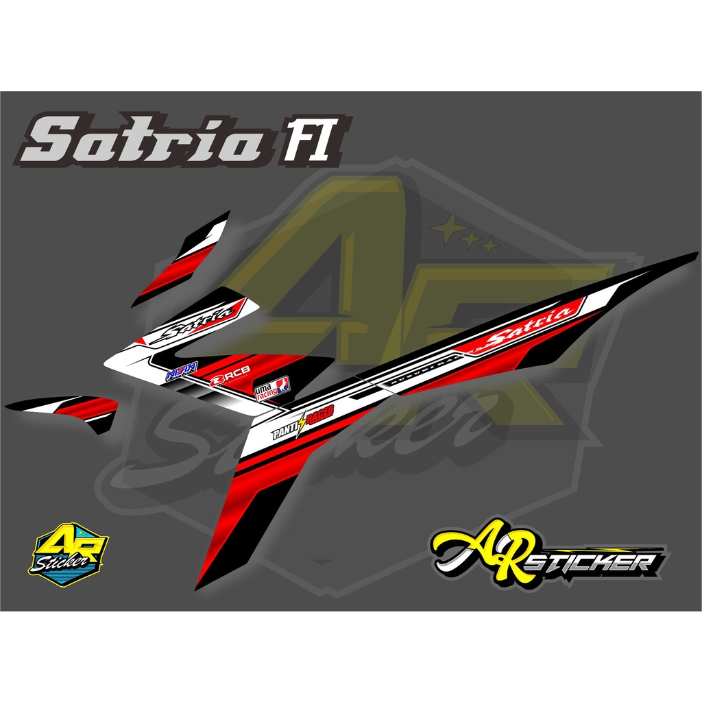 Striping Satria fu injeksi / Stiker Satria FU FI / Striping Satria FU fi / Striping satria fu kode B