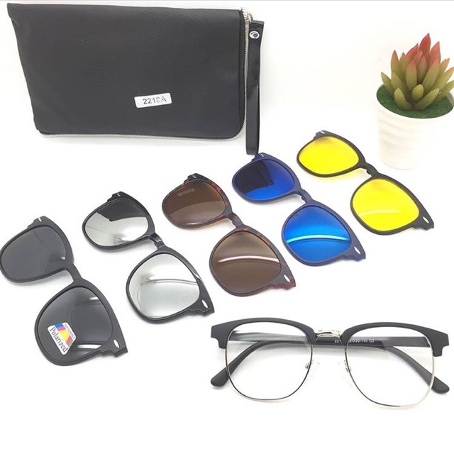 Frame clip on 5 lensa type 2218A