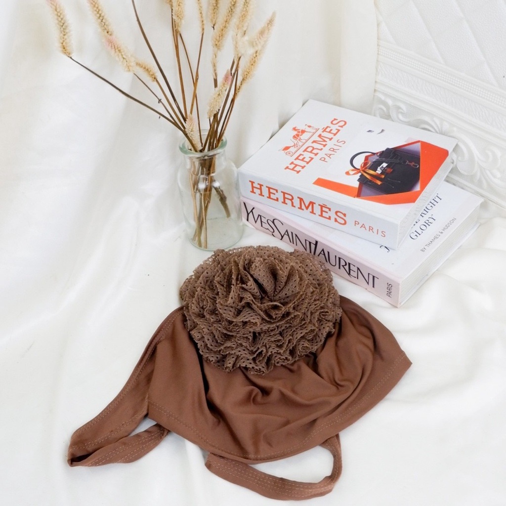 Helen_shop86 Iner Turki Cepol Turky Dalaman Hijab Renda Inner Turkey Iner Jilbab