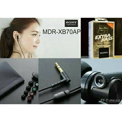 Sony MDR XB70 in ear headphone