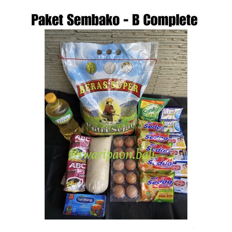 

Paket Sembako B Complete