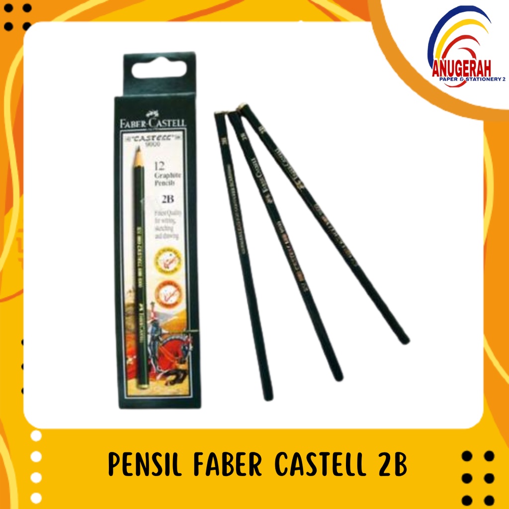 

PENSIL FABER CASTELL 2B (PCS)