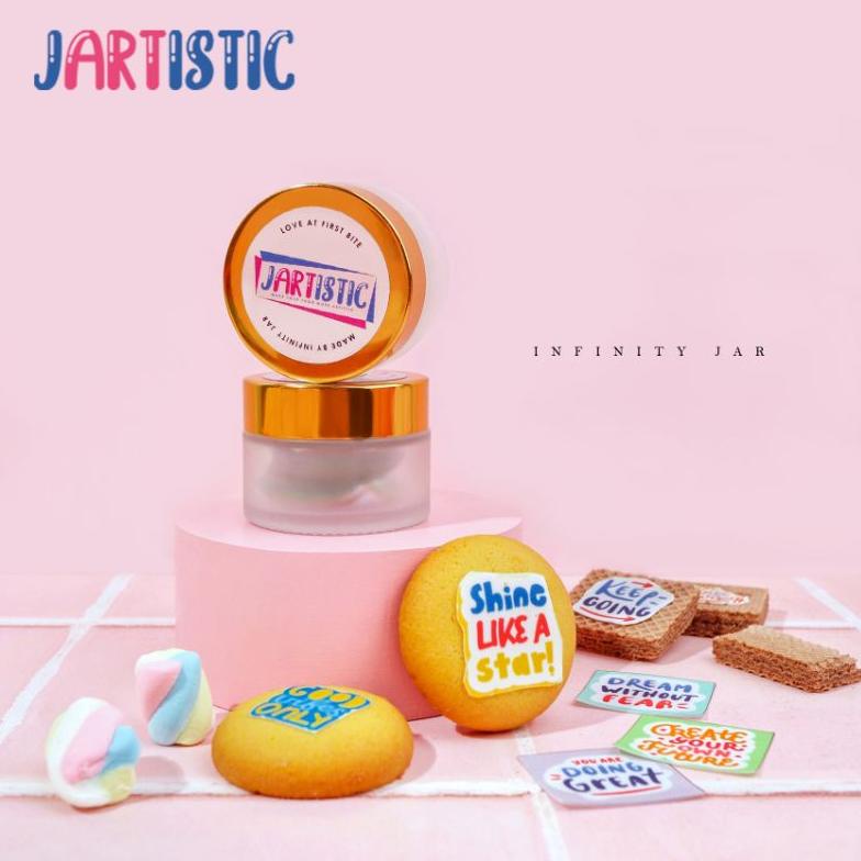 

[KODE PRODUK 1102] JARTISTIC (Kata-kata Motivasi yang Bisa Dimakan)