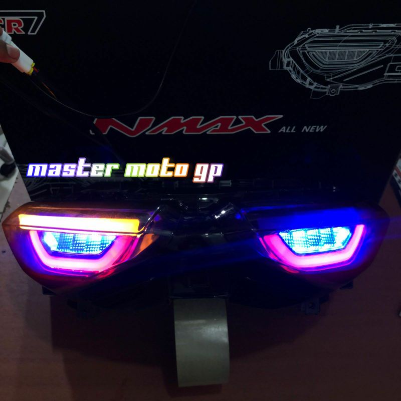 lampu stop nmax new 2020 model Xmax stoplamp nmax new CR7 lampu stop nmax all new yamaha nmax 2020 2021