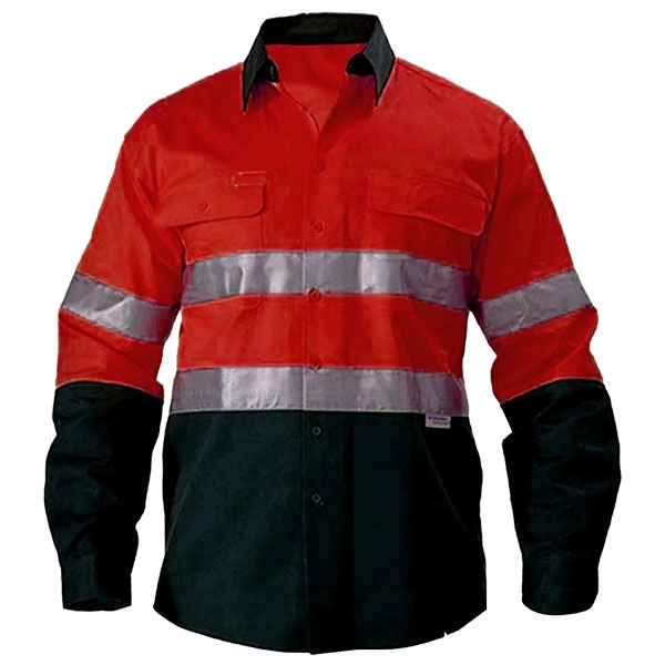 Baju Wearpack Kerja Lapangan Safety K3 HSE Red Navy