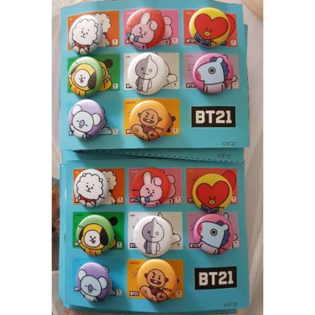 bts pin button bt21 bts bros kpop bangtan boys jimin suga taehyung jhope rapmonster jungkook