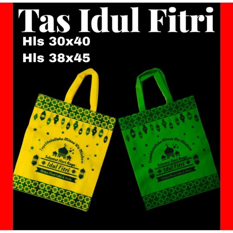 

Pembelian kelipatan 12pcs Tas Kain Spoundbound HLS 38x45 Handle Lipat samping Idul Fitri Lebaran