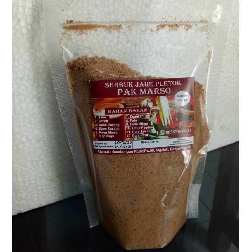 

Serbu Jahe Pletok Pak Marso