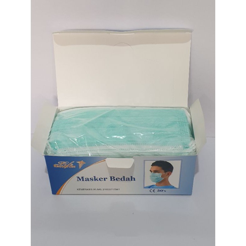 Masker Medis 3ply Masker Earloop 3 ply Masker Bedah Surgical Mask