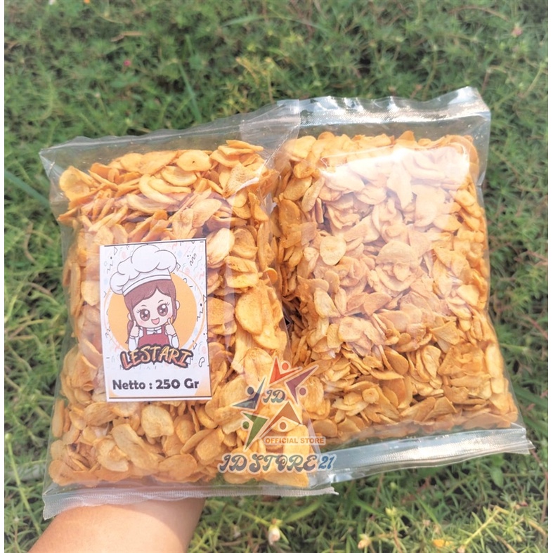 Bawang Putih Goreng 500 Gram Lestari Tanpa Campuran Murah