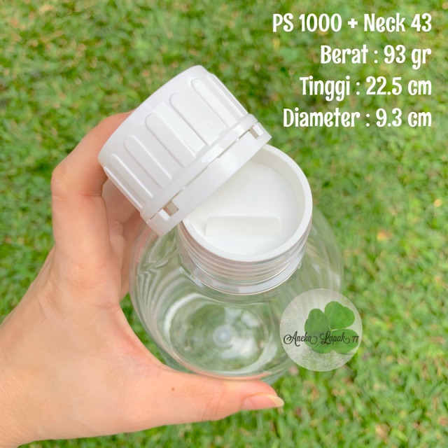 Botol 1 liter PS 1000 ml tebal madu minyak sirup