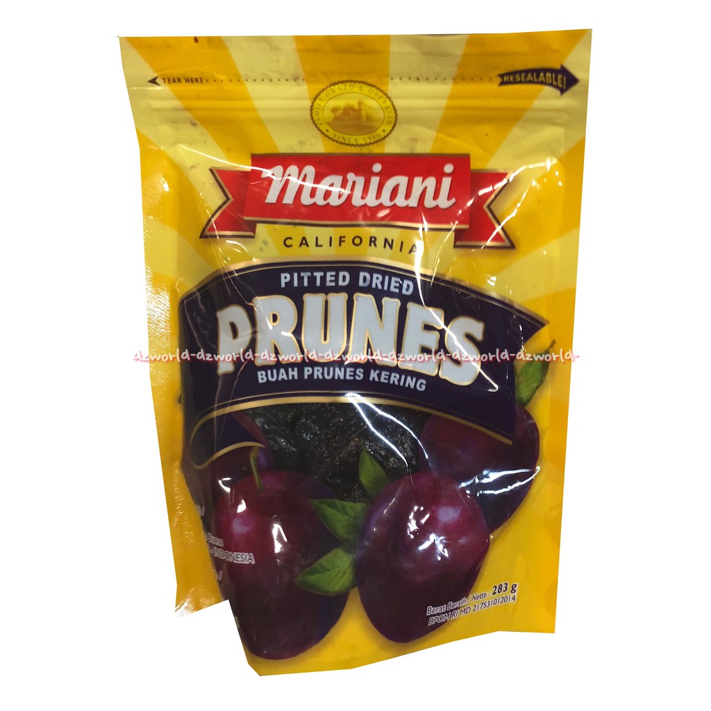 

Mariani California Pitted Dried Prunes Buah Prem Kering 283 gram