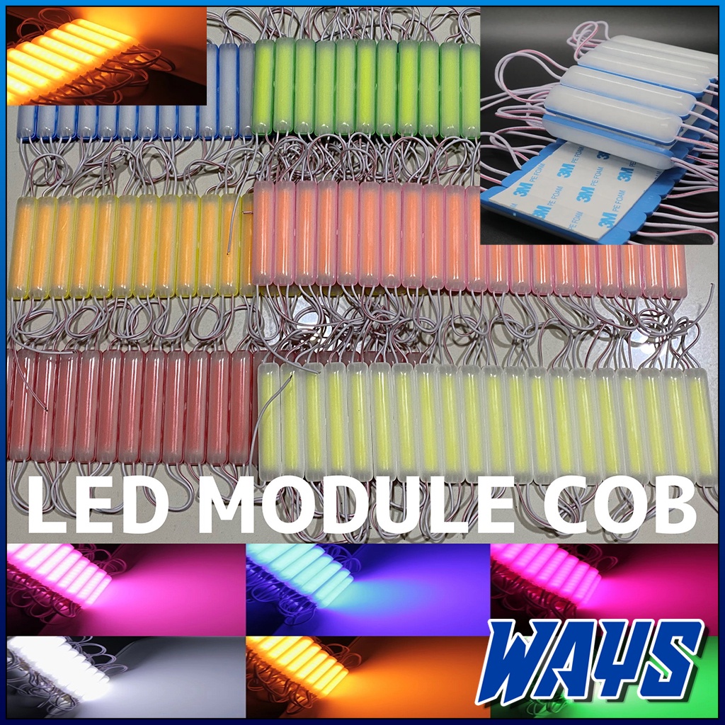 L209 | Lampu LED COB Strip Modul Variasi Interior Rumah Backlight Huruf Neon Box Mobil Motor 12v Universal