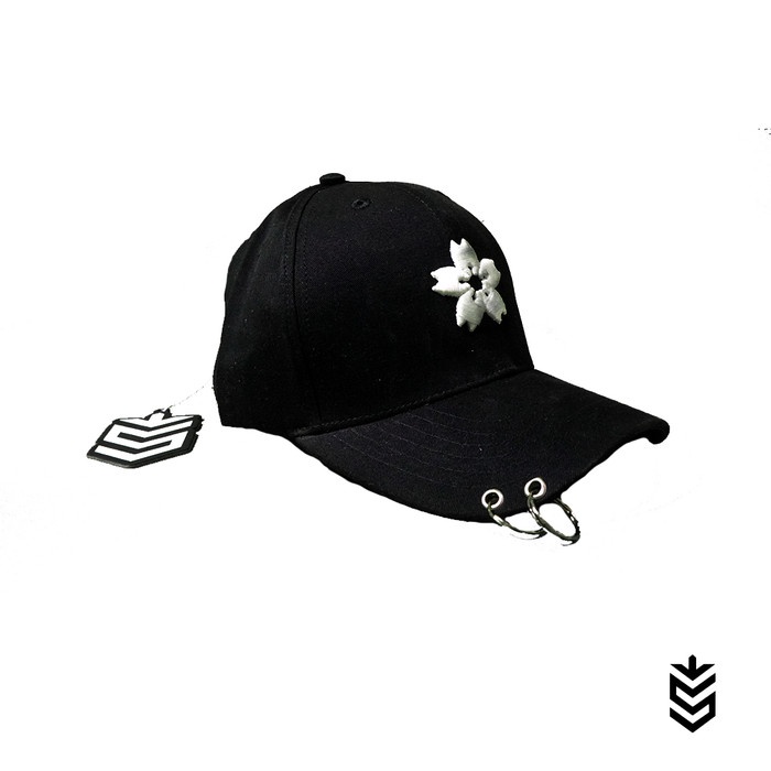 Topi Pria SK69 - Topi - Baseball Cap Sakura - Hitam(C9O3) Topi Distro Original BEST SELLER Topi Pria