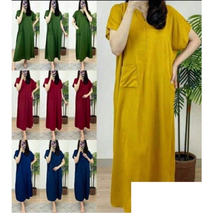 Dolce Homedress - Daster Panjang Polos