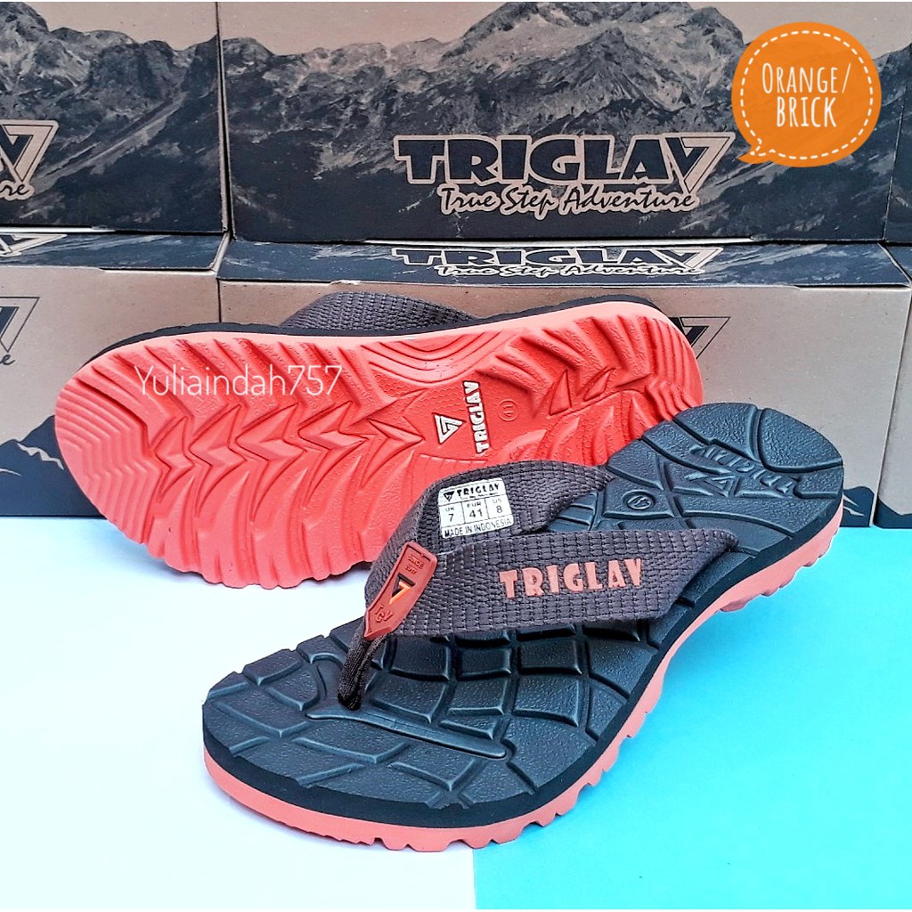 Sandal triglav original - Sandal Gunung Triglav Casual Pro Premium - Sandal Jepit Outdoor - Sandal Pria Wanita - Sandal Jepit Triglav - Sendal Triglav Lengkap Box