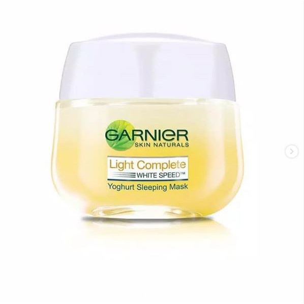 Garnier Light Complete Yogurt Sleeping Mask 50mL 100% Original Termurah