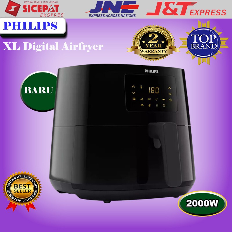 Jual Air Fryer Digital Essential Spectre XL Philips HD9270/90 airfryer gratis pisau knife set