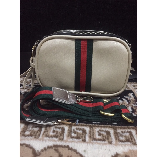 tas gucci replika slempang bag selempang bahu waistbag pouch clutch