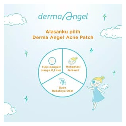 Derma Angel Acne Patch Sticker Jerawat | Derma Angel Acne Gel