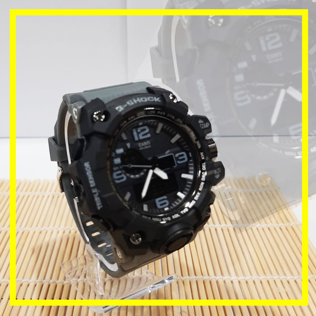 GARANSI TERMURAH!!! Jam Tangan Pria Murah Casio G-shock Dual Time GWG-1000