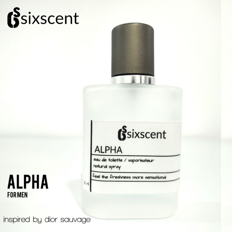 (COD) ALPHA inspired by D10R SAUV46E for male Eau De Toilette 30 ml  SIXSCENT Parfum / Unisex Parfum