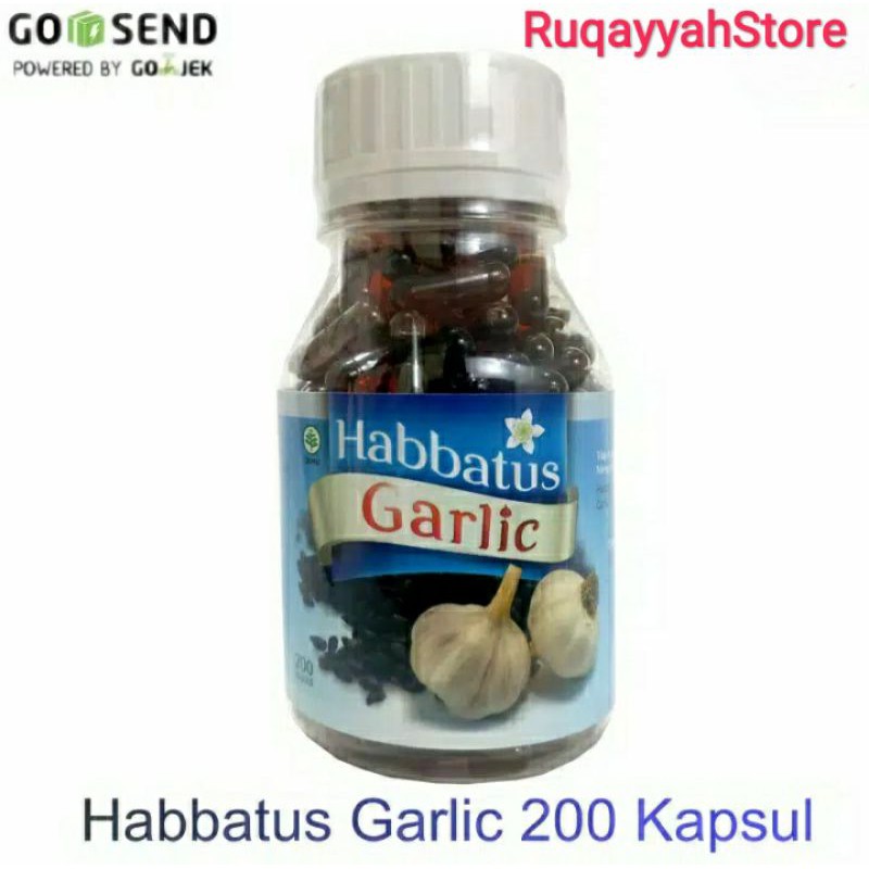 kapsul habbatus Garlic 210 kapsul habbatussauda plus garlic oil