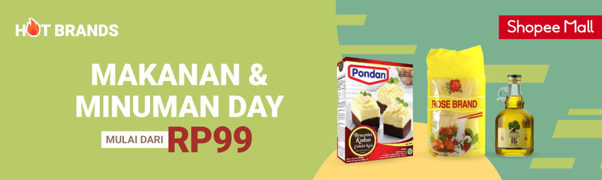 Hot Brands : Makanan & Minuman Day Mulai dari Rp99 | 21-24 Nov