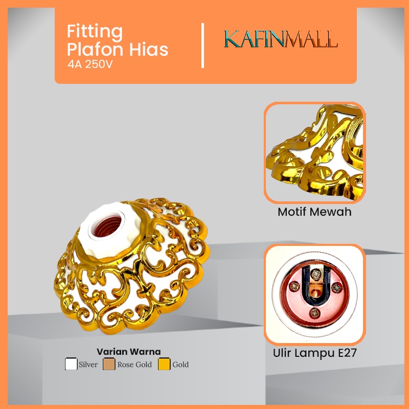 fitting lampu plafon/fitting hias/fitting lampu plafon hias/fitting lampu hias