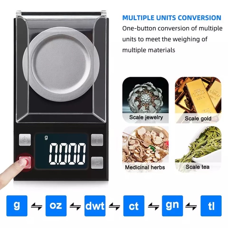 Timbangan Emas / Pocket Scale Maksimum 100gram Akurasi 0.001gr