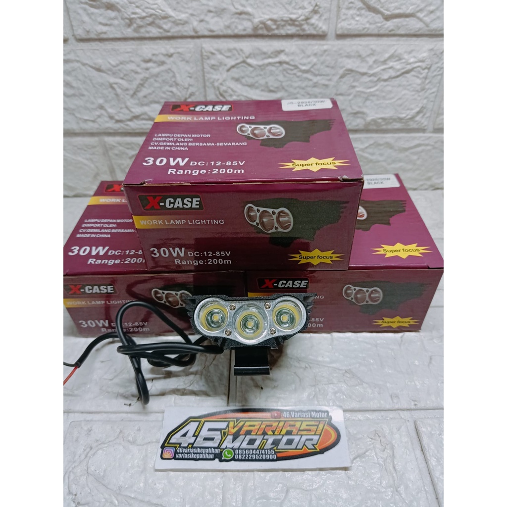 LAMPU SOROT LED OWL 3 MATA