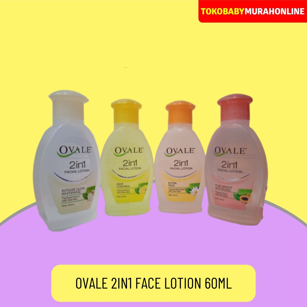 OVALE 2IN1 FACE LOTION 60ML