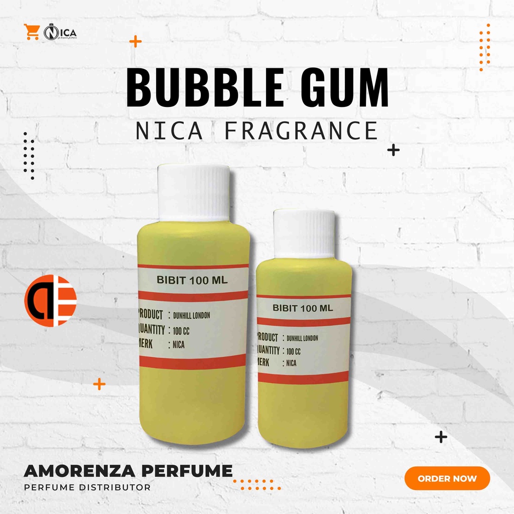 BIBIT PARFUM MURNI BUBBLE GUM - GUMMY NICA FRAGRANCE LSEGEL PABRIK